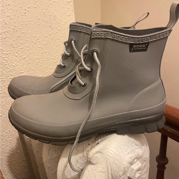 Bogs weatherproof gray women's size 10 rain boots - Picture 6 of 7